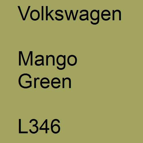 Volkswagen, Mango Green, L346.